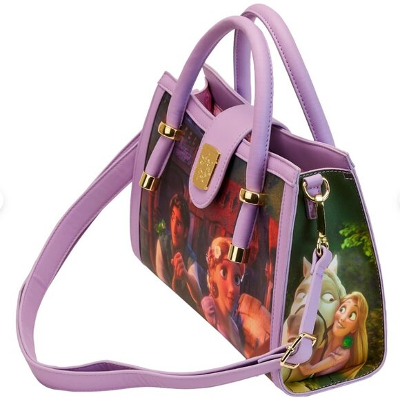 Loungefly Disney Rapunzel Princess Scene Crossbody Bag - Picture 13 of 14